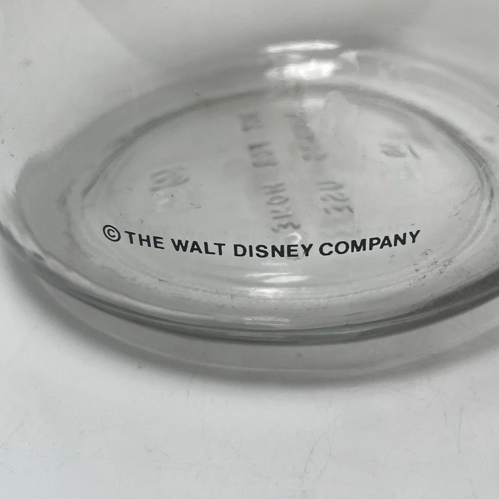VTG Anchor Hocking Walt Disney Mickey Mouse Goodies Glass‎ Locking Canister Jar